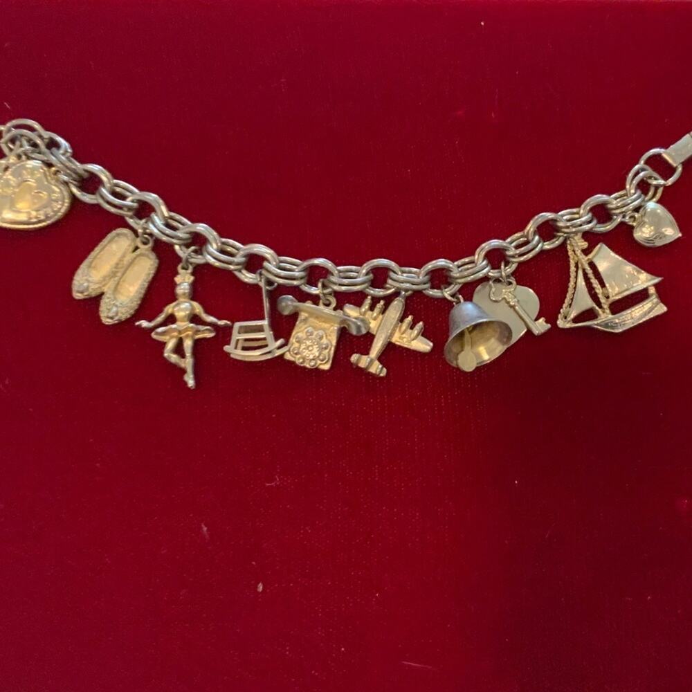Vintage Coro Charm Bracelet